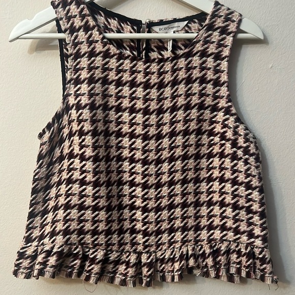 BCBG generation top size xs grunge plaid - Picture 1 of 9